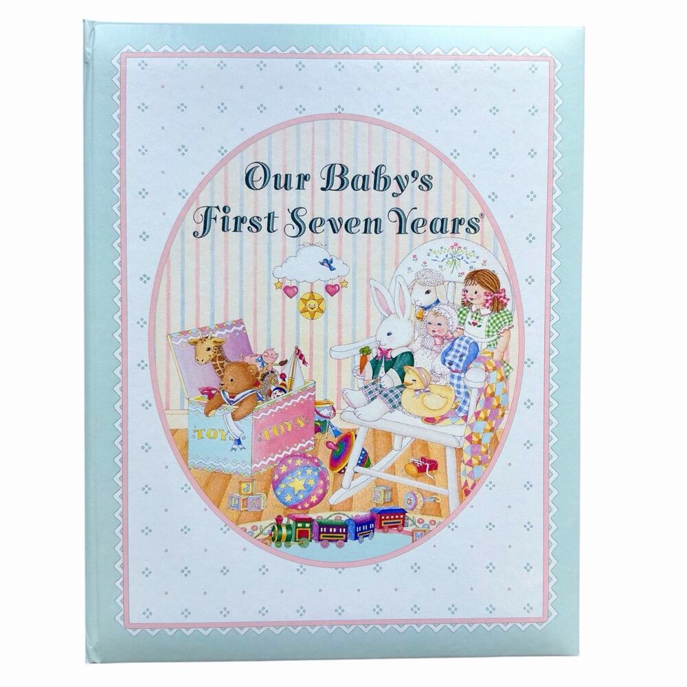 Vintage 1989 C.R. Gibson Our Baby's First Seven Years Record Book New In Box